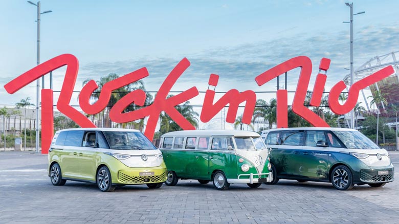 ID. Buzz e Kombi clássica no Rock in Rio 2022